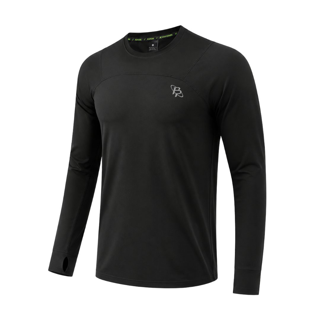 Running Long Sleeve Top (Black)