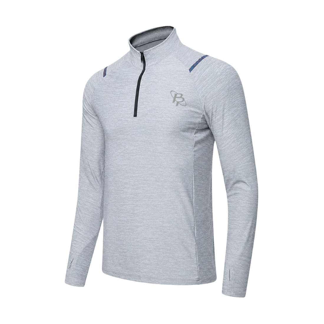 Flex Quarter-Zip Top (Gray)