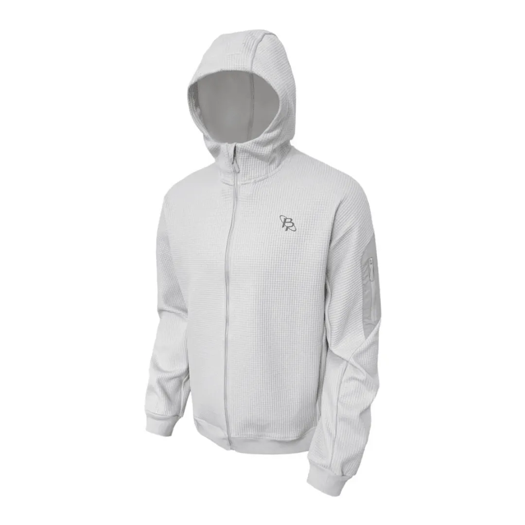 GRID ZIP HOODIE