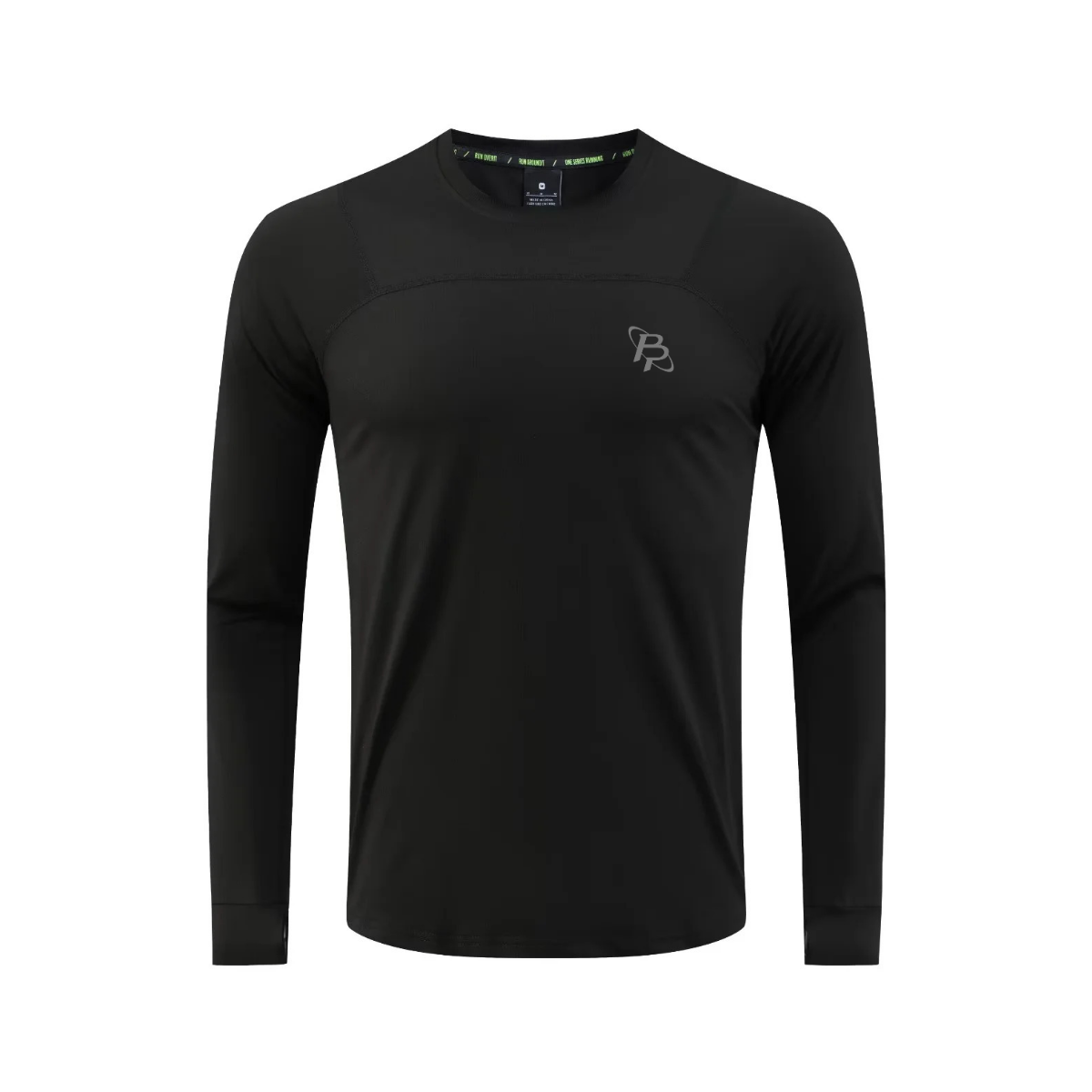 Running Long Sleeve Top (Black) 2