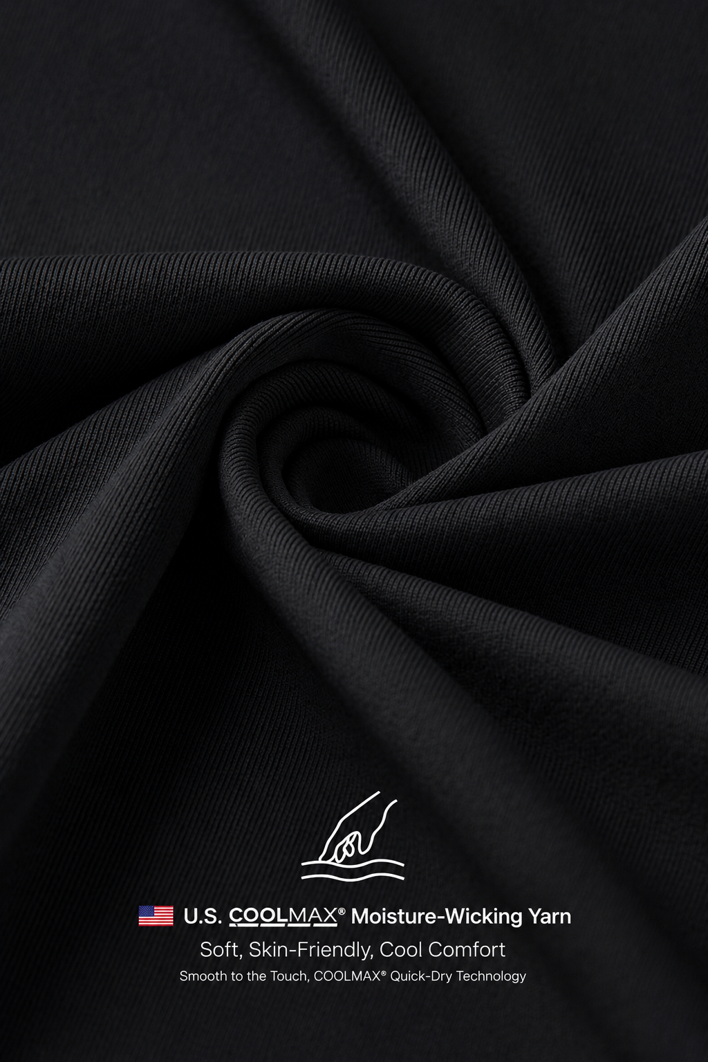 COOLMAX T-Shirt (Black) 상세 이미지 4